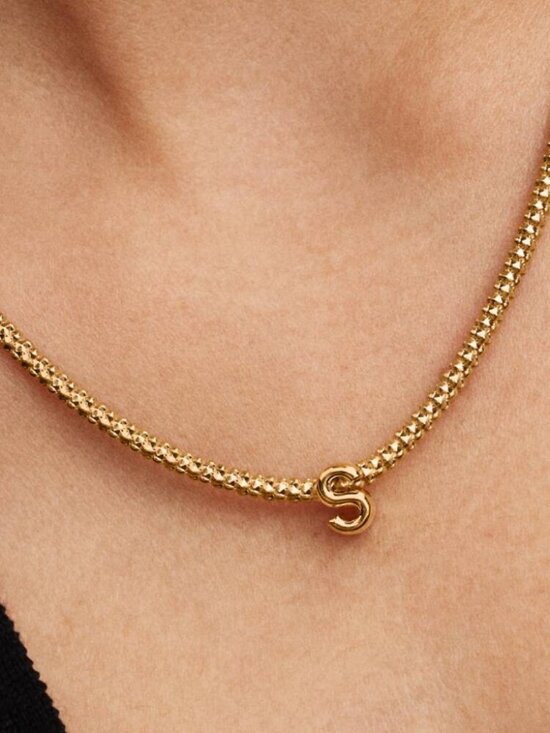 Pandora Letter S Alphabet Charm - Picture 4 of 5